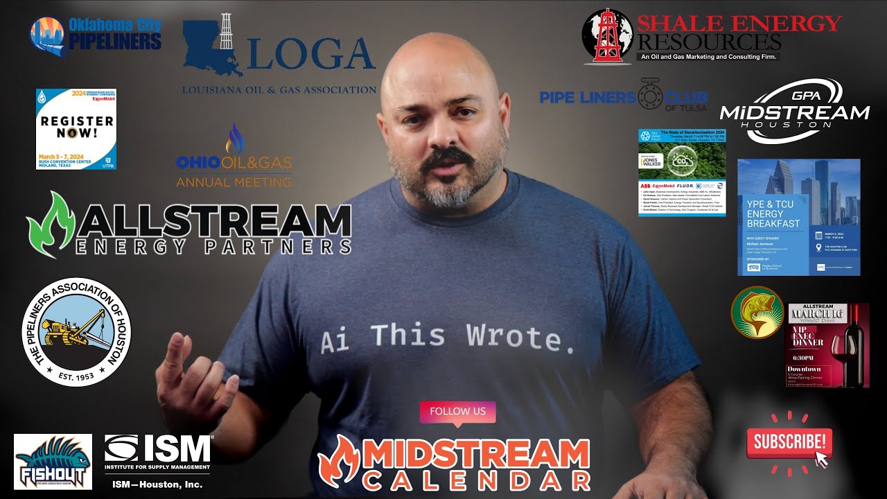 2024 Oil and Gas Events Midstream Calendar Events with Efrain Garcia