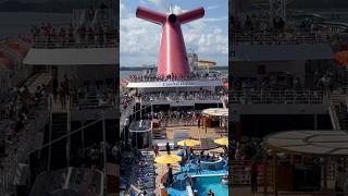 CARNIVAL ELATION DECK PARTY! #2024 #shorts #travel