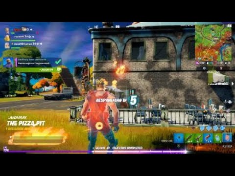 Fortnite how to throw fire fly jar at pizza pit restaurant challenge