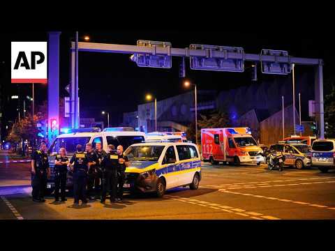 Video Thumbnail: One person killed and several injured at Berlin's LGBTQ+ event when a van drives into the crowd