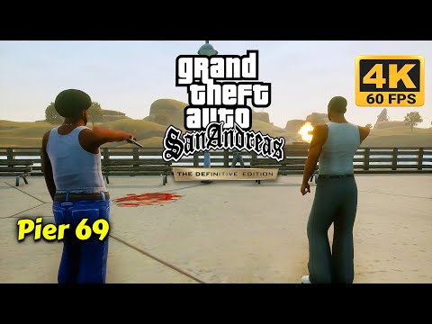 GTA San Andreas Remastered - Pier 69 - Mission Walkthrough 4K 60FPS