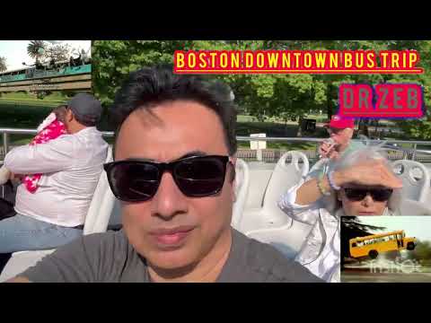 Boston Downtown Rooftop Bus Tour | Stunning City Views | Dr Jahanzeb in America 🇺🇸