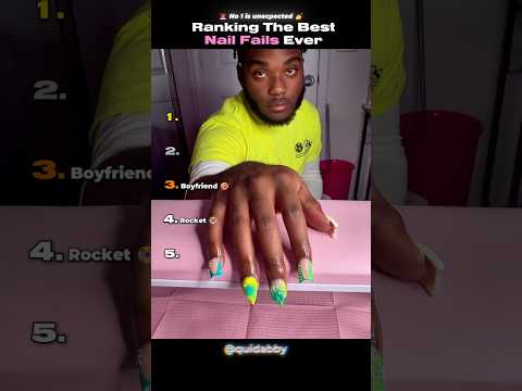 Ranking The BEST Nail Fails Ever #shortsviral