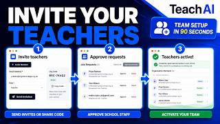 How to Invite Teachers to TeachAI (Email Invite or Org Code) #teachai