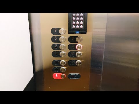 Historic Otis Traction Elevator at Mary Reed Building, Denver University, CO