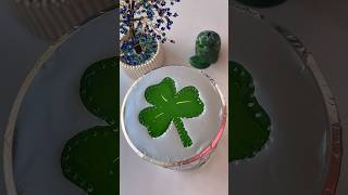 Three leaf clover for faith, hope, and love.☘️ #relaxingsounds #satisfyling #foilasmr