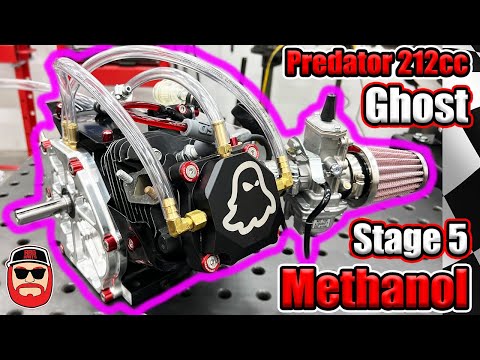 Methanol Ghost 212cc Predator Build 👻 ~ Harbor Freight Race Engine