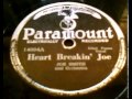 "Heart Breakin' Joe" - Joe Smith & Orchestra (1921 Paramount)