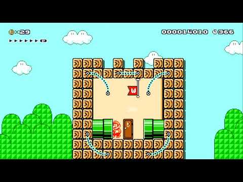 [SMBD3] 4-4 Inside RedHot Castle by beccy - SUPER MARIO MAKER - NO COMMENTARY 1bb