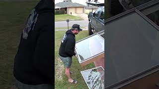 This is why you pay extra for delivery #expensivefails #brokenwindow #fail #diyfail #diy