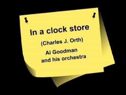 In a clock store  (En una relojeria)