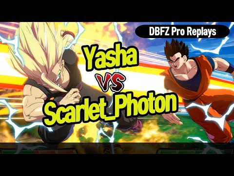 【DBFZ】 Yasha vs Scarlet_Photon, Can you move like them? 【DBFZ Pro Replays】