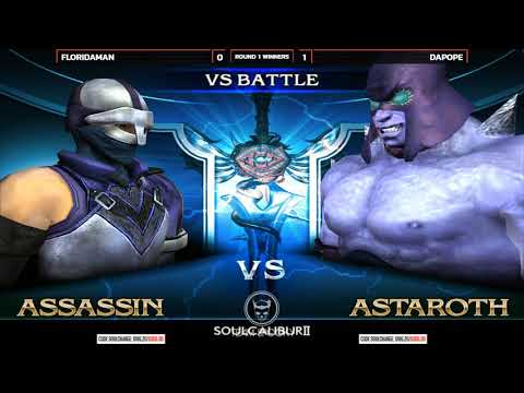 Soul Calibur II @ Soul Charge Tourney - FloridaMan vs UG DA Pope [4K/60fps]