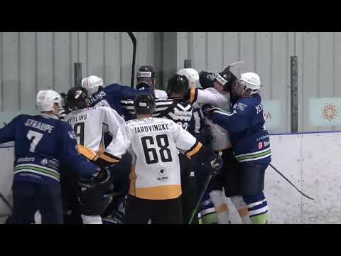 Optibet hokeja līga: HK Mogo/LSPA - HK Olimp/Venta 2002. Spēles labākie momenti (17.03.2021)