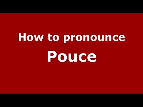 How to pronounce Pouce (Italian/Italy) - PronounceNames.com