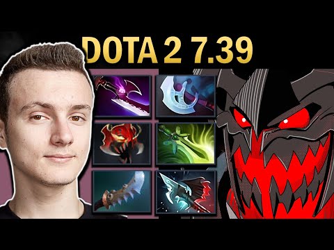 Shadow Fiend Gameplay Miracle with Manta and Silveredge - Dota 7.39