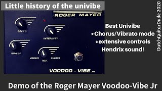 Video thumbnail for Demo of the Roger Mayer voodoo-vibe jr, and a little history of the Univibe by DutchGuitarDude