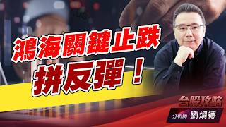 鴻海關鍵止跌拼反彈！｜台股攻略｜劉烱德 (圖)