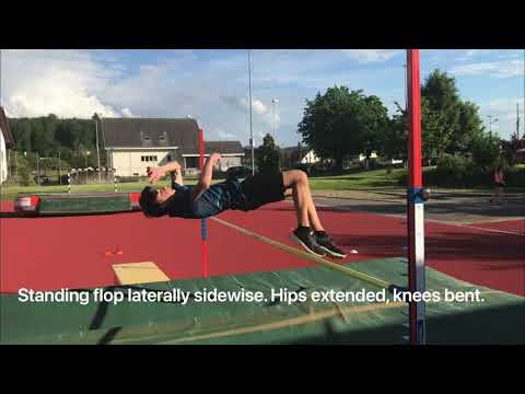 High Jump Made Simple, The Right Rotation – Exercise No. 5: Standing Flop Sidewise on the Bed