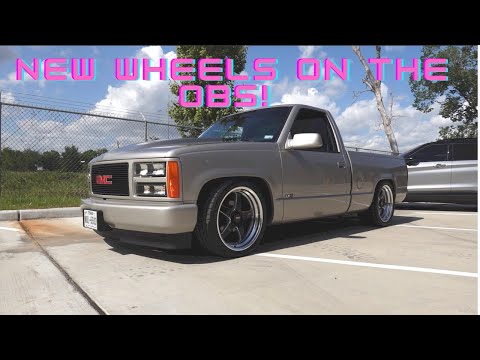 NEW wheels on the OBS & NEW exhaust!!