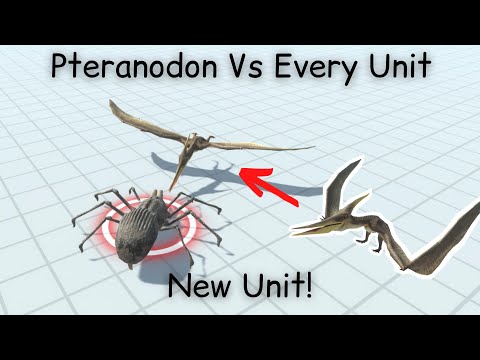 New Unit! Pteranodon Vs Every Unit ARBS |Animal Revolt Battle Simulator [Who Is The Strongest]