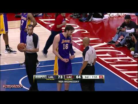 Blake Griffin highlights vs Lakers (2012.04.04)- Elevating Dunk"s" Over Gasol!!