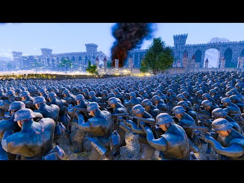 16000 German Woodland Camos VS 15000 Deadpools. Ultimate Epic Battle Simulator 2  UEBS 2