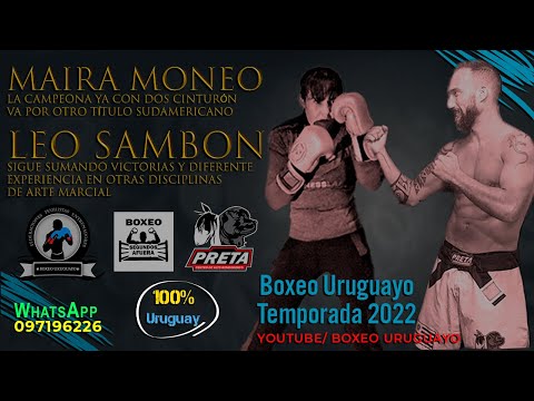 Maira Moneo Título Sudamericano Superligero, Leo Sambaon Gano un gran desafío internacional