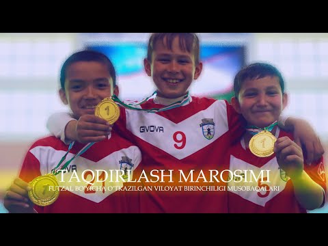 Musobaqa g'oliblarini taqdirlash marosimi.