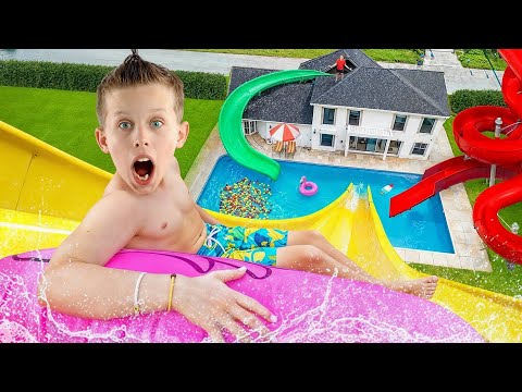 Lost in the GIANT WATERWORLD Adventure! | Ninja Kidz TV