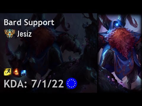Bard Support vs Karma - Jesiz - EUW Challenger Patch 7.12