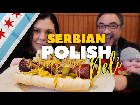 🇵🇱🇷🇸 Best POLISH SAUSAGE + Serbian Staples - Lazic Deli 🌭✨ Best Chicago Food