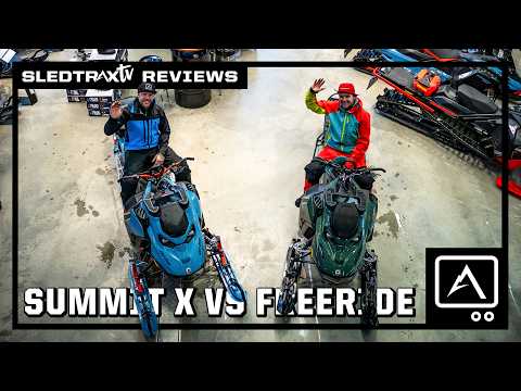 SKI-DOO SUMMIT X 154" TURBO R  VS FREERIDE 146" TURBO R (ENGLISH SUBTITLES)