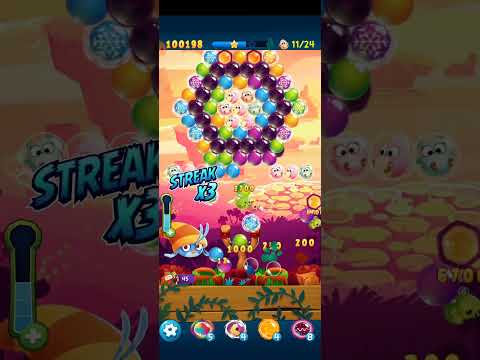 Angry Birds Pop Bubble Shooter-Level 571 NO BOOSTERS #angrybirdspopbubbleshooter