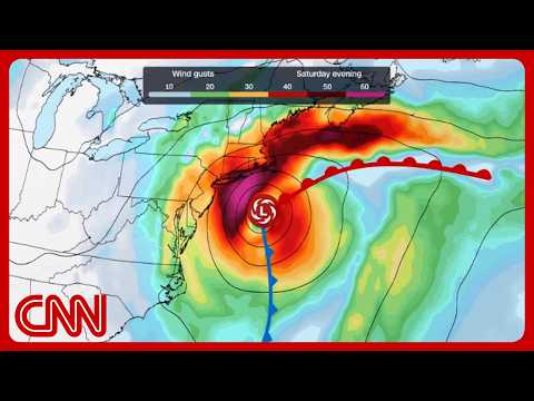 Nor'easter storm strengthens as it zeroes in on Atlantic shores