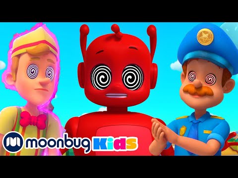 Hypno Bandits Control Morphle | Morphle | Robot Cartoons for Kids | Moonbug Kids