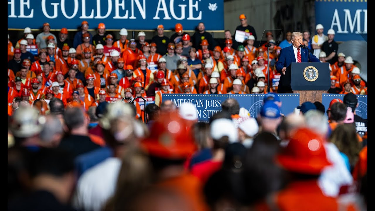 President Trump Delivers Remarks on U.S. Steel Deal