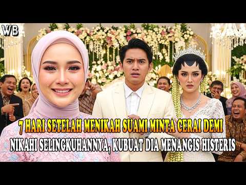 7 HARI SETELAH MENIKAH SUAMI MINTA CERAI KINI MENANGIS TAHU GUNDIKNYA CUMA STAFF BAWAHAN DIKANTORKU❗