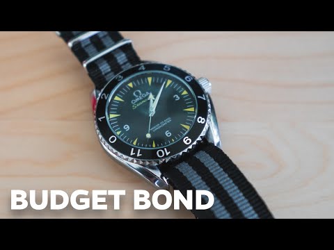JAMES BOND On A Budget - (Fake) Omega Seamaster Replica Review (AliExpress)
