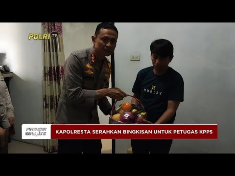 PRESISI UPDATE : KAPOLRESTA PANGKALPINANG JENGUK PETUGAS KPPS 28/02/2024 21.00
