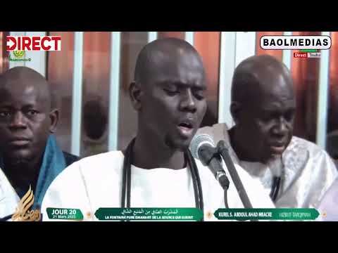 🔴Direct Résidence Cheikhoul Khadim: Al Mashrabu'ç çâfî BaolmediaTV