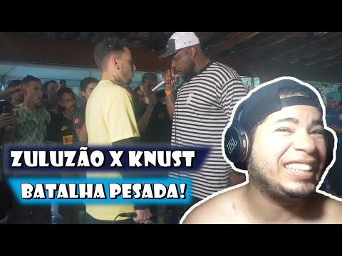 (BATALHA PESADA!) Zuluzão x Knust - Batalha dos Amigos - 4ª Edição - Primeira Fase REACT/REAÇÃO