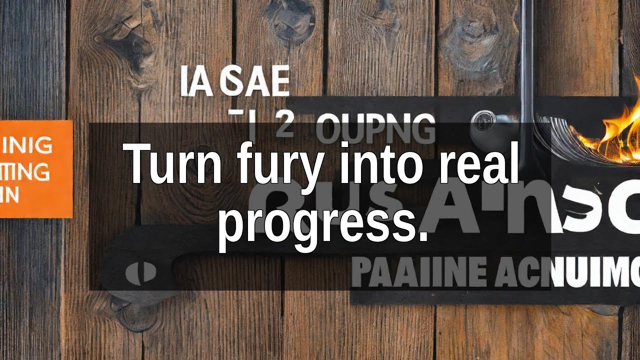 From Rage to Action: Turn Emotion into Real-World Progress