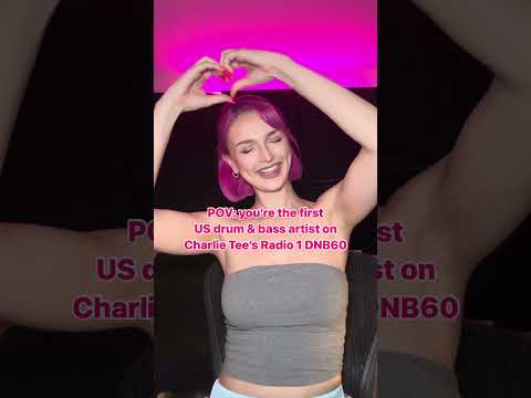 I'm the 1st US DNB artist on Charlie Tee's BBC Radio 1 DNB60