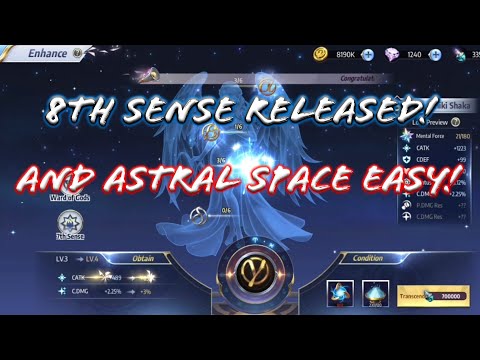 Saint Seiya: Awakening - New 8th Sense Update and Astral Space Easy!