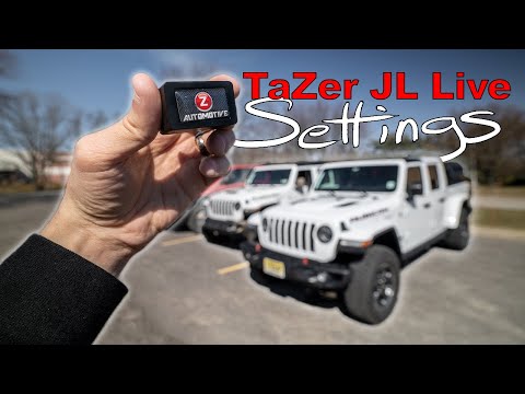 Unlock the Full Potential of Your Jeep Wrangler & Gladiator's - TaZer JL Live Settings Explained