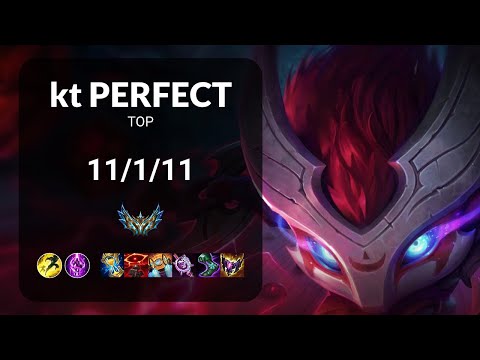 kt PerfecT Kennen vs kt Kiin Yone TOP - KR CHALLENGER Patch 13.18