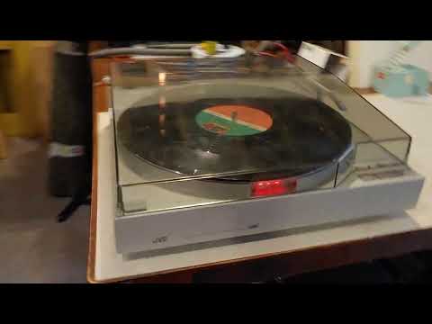 JVC L-E3 Direct Drive Linear Tracking Turntable. DEMO.