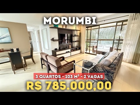 Vídeo do imóvel — Ao lado do Portal do Morumbi -Com 2 Terraços e Churrasqueira - 3 Dormitórios (1 suíte) e 2 Vagas !!!