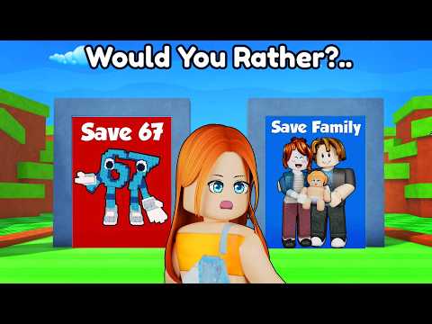 SINO ANG ILILIGTAS KO? ANG HIRAP MAMILI! | ROBLOX Would you Rather but It Happens